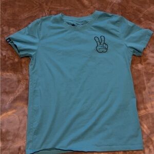 Kids Teal Graphic T-Shirt